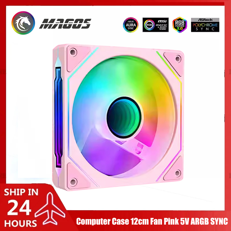 Case Fans - Computer Case Fan Pink 5V ARGB