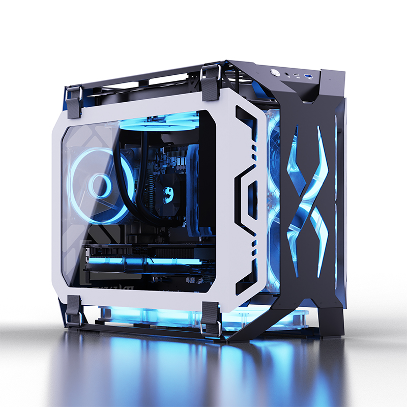 Lovingcool New Design Open Sty - Atx Case ulasan dan harga