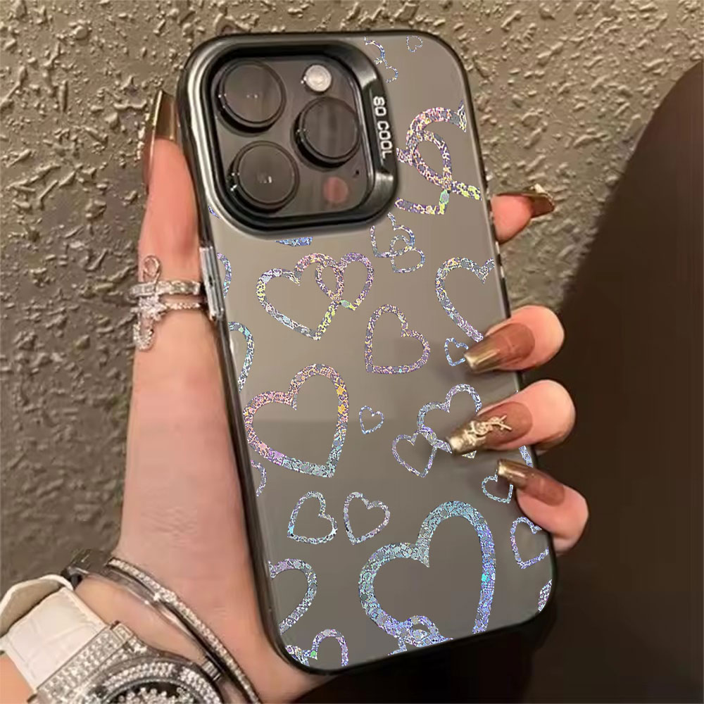 Colorful Heart Print Case For  - Mini Pc Case ulasan dan harga